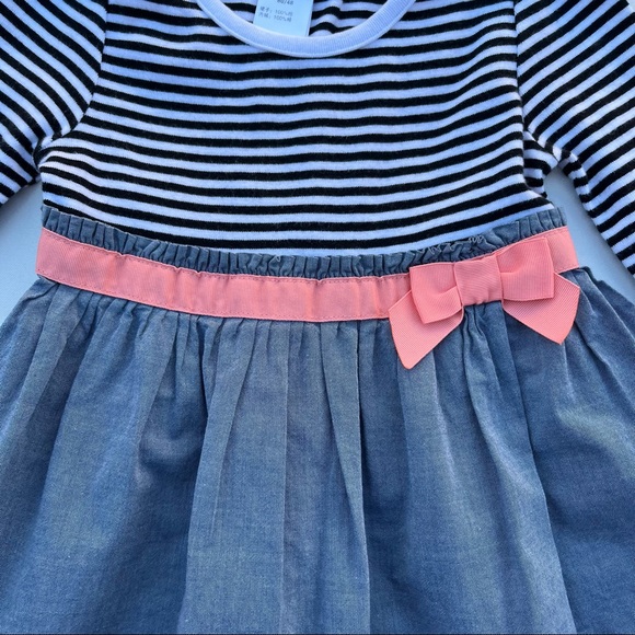 Gymboree Baby Girls 18-24 Month Cotton Denim Look Dress - Picture 7 of 11